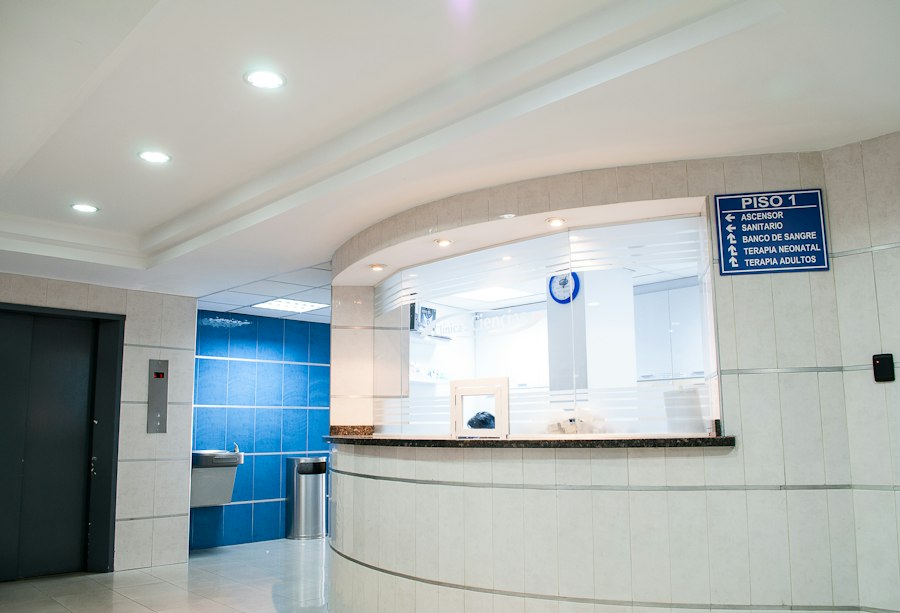 Modern UK medical consultation room